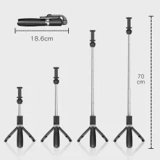 SELFIE STICK TRIPOD  WITH REMOTE SHUTTER FOLDABLE TRIPODS & MONOPODS UNIVERSAL