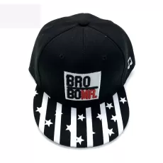 CHILDREN'S HAT STRIPED LETTER HIP-HOP HAT SPRING AND AUTUMN NEW THREE-DIMENSIONAL EMBROIDERED BRIM BASEBALL CAP