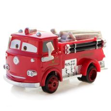 2 Toys Car 1:55 Red Firetruck Metal Diecast Alloy Car Toys Model