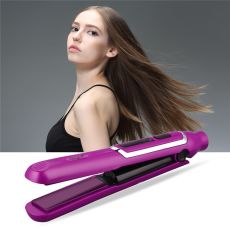 Portable Mini USB Cordless Hair Straightener Curler Travel Flat Irons Wireless Straightening Hair Iron