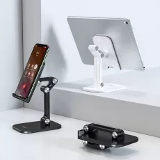 METAL DESKTOP TABLET HOLDER FOLDABLE EXTEND SUPPORT DESK MOBILE PHONE HOLDER STAND