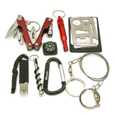 Survival Tools SOS Emergency Survival kit Multi Tool Camping Gear And Equipment Hiking