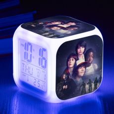 Stranger Things 2 Eleven Figure LED Clock Alarm Colorful Touch Light Desk Watch Stranger Things