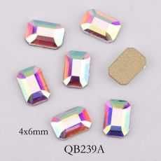 20pcs Crystals Nail Diamond Stone Strass AB Glass Rhinestones For 3D Nails Art Decorations