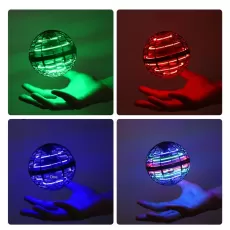 FLYNOVA HELICOPTER PRO FLYING BALL MINI  UFO SPINNER RGB LIGHTS AIRCRAFT HAND INDUCTION OPERATED
