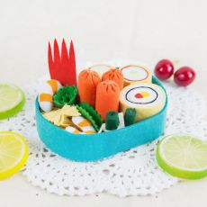 Material Package Set Free Cutting Food Sushi Kindergarten Sewing Handmade Day Craft