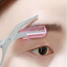 Eyebrow Trimmer Scissor with Comb Facial Hair Removal Grooming Shaping Shaver