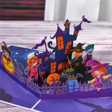 3D POP-UP HALLOWMAS CARDS FOR KIDS GIFT FUNNY HALLOWS DAY PUMPKIN GREETING CARD