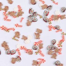 Christmas Resin Filling Glitter Soft Clay Epoxy DIY Resin Jewelry Crafts UV Resin Mold Decorations