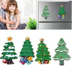 Christmas Tree Refrigerator Magnet Message Sticker Childhood Game