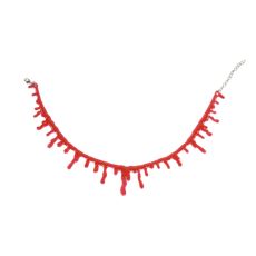 Halloween Blood Necklace Women Chokers Necklaces Halloween Party DIY Decorations Horror