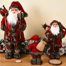 30cm Santa Claus Doll Christmas Decoration New Year Gift Christmas Tree