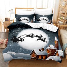 Christmas Snow Bedding Set 3d Duvet Cover Sets Comforter Bed