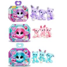 Surprise blind box cute big ear mini animal bath pet cat dog rabbit plush toy doll color children's toy companion gift
