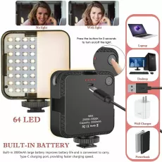 VIDEO CONFERENCE LIGHTING KIT, LAPTOP WEBCAM LIGHTING WITH SUCTION CUP, LED CAME