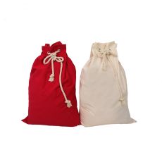 2021 NEW Christmas Santa Sack Large Blank Gift Bags Xmas Decorations Beige Drawstring Canvas Candy Bag Home Decor