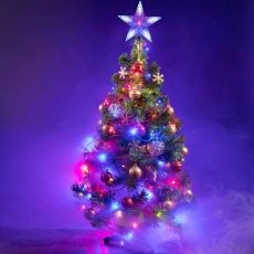 Joycabin 9" Christmas Tree Top Light Tree top Star LED Light Waterproof Christmas decoration with Remote Control Timer