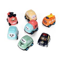 Car Model Police embulance Car Taxi School Bus Inertial car airplane macaron color baby engineering vehicle toy Christmas Gifts
