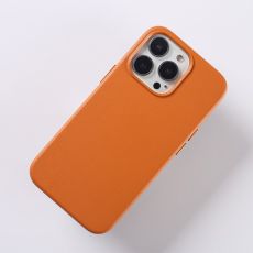 Genuine Leather Case for iPhone 13 Pro Max Mini Mag Magnetic Safe Case for iPhone 12 ProMax Mobile Phone Case