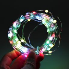 USB Powered RGB LED String Wireless Mobile App Controlled Magic RGBW 10M Copper Wire LED Strip Light for Christmas