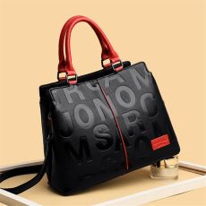 Ladies Quality Leather Letter Shoulder Bags for Women 2021 Luxury Handbags Women Bags Designer Fashion