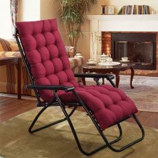 Soft Cushions for Lounge Chair  Beach Chair Cotton Seat Pad Chair Pads