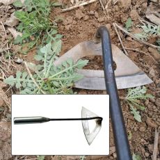 1PC All-steel Hardened Hollow Hoe Handheld Weeding Rake Planting Vegetable