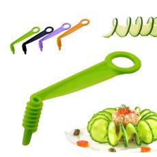 1pcs Manual Potato Tower Spiral Spiral Screw Slicer Carrot Cucumber Vegetables Spiral Knife