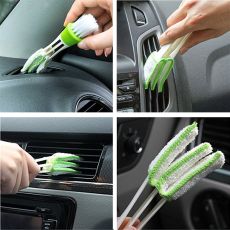 2 In 1 Car Air-Conditioner Outlet Cleaning Tool Multi-purpose Dust Brush Car Accessories