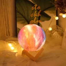 MOON LAMP 3D MOON LIGHT LED NIGHT LIGHT 8CM RECHARGEABLE TOUCH SWITCH MOON LIGHT