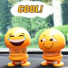 FUNNY CAR STYLING SHAKING HEAD CAR DASHBOARD ORNAMENT CUTE EXPRESSION