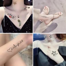 Waterproof Temporary Tattoo Stickers Star Fashion Small Tattoo Lovely Anime Stickers for Kids Sticker Tattoos