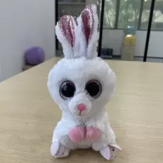 BEANIE BOOS SLIPPERS THE WHITE RABBIT PLUSH TOYS
