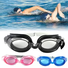 UNISEX SWIMMING GOGGLES WATERPROOF ANTI FOG GLASSES SET UV PROTECTION