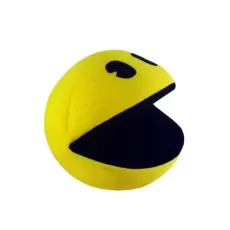 1pc 14cm Cute Plush Doll Yellow Smiling Face Expression Ball Pacman Stuffed Toy