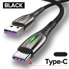 5A 2m USB Type C Cable Micro USB Fast Charging Mobile Phone Android Charger