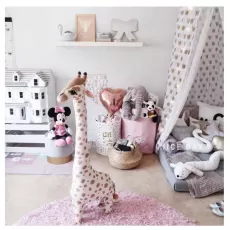 LARGE SIZE SIMULATION GIRAFFE PLUSH TOY – SOFT SLEEPING PILLOW DOLL