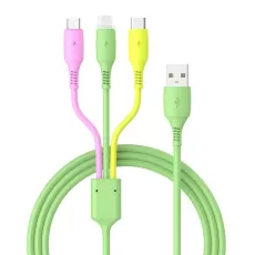 Fast Charging 5A USB Type C Cable for Xiaomi HTC 3 In 1 USB Charger