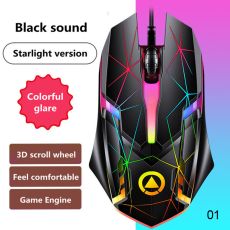 1200DPI USB Wired Gaming Mouse Optical Computer Mouse for PC Laptop
