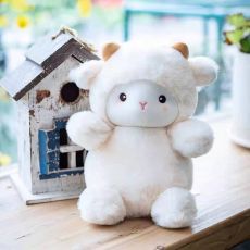 23cm New Kawaii Sheep Elephant Bear Plush Toy Cute Soft Model Stuffed Doll
