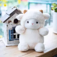 23CM NEW KAWAII SHEEP ELEPHANT BEAR PLUSH TOY CUTE SOFT MODEL STUFFED DOLL