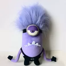 ANIME PERIPHERAL DOLL PURPLE LITTLE YELLOW MAN – CARTOON STUFFED PLUSH TOY