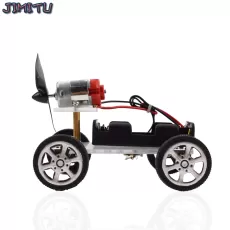 WIND POWER CAR DIY ELECTRONIC KIT TECHNOLOGY SCIENCE TOYS EDUCATIONAL KITS