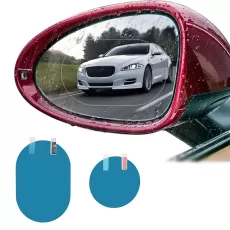 2 pcs Anti-fog Car rearview mirror Rain proof waterproof sticker
