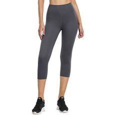 SIHOHAN CROPPED LEGGINGS WOMEN HIGH WAISTED CAPRI PANTS WITH POCKET COMFORT STRETCH TROUSERS FOR RUNNING YOGA GYM WORKOUT(GREY,XS)