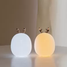 Deer Rabbit LED Night Light Soft Silicone Dimmable Night Light USB Rechargeable