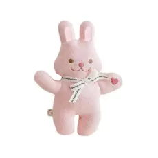 HEART RABBIT PLUSH DOLL TOYS SOOTHING COMFORTING TOY ANIMATED BABY PLUSH TOY