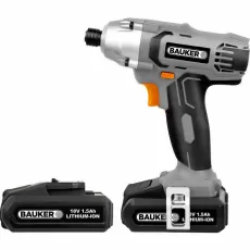 BAUKER 18V CORDLESS IMPACT DRIVER 2 X 1.5AH - OPEN BOX