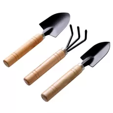 3pcs Mini Garden Shovel Rake Spade Erramientas Bonsai Tools Set