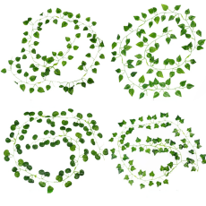 Artificial Plants Simulated Green Leaf Simulated Creeper Leaf